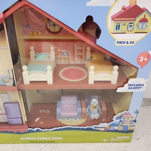 Blueys Family Home Blueys House Bluey and Bingo Bluey Toys - Picture 4 of 11
